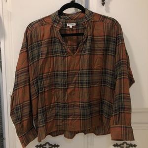 Madewell Plaid Top